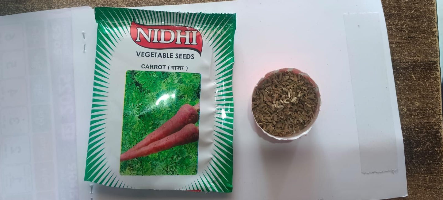 Carrot Vegetable Seeds (Pack of 20)