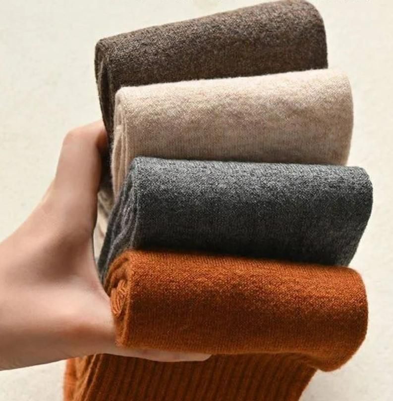 Wool Warm High Thigh Socks